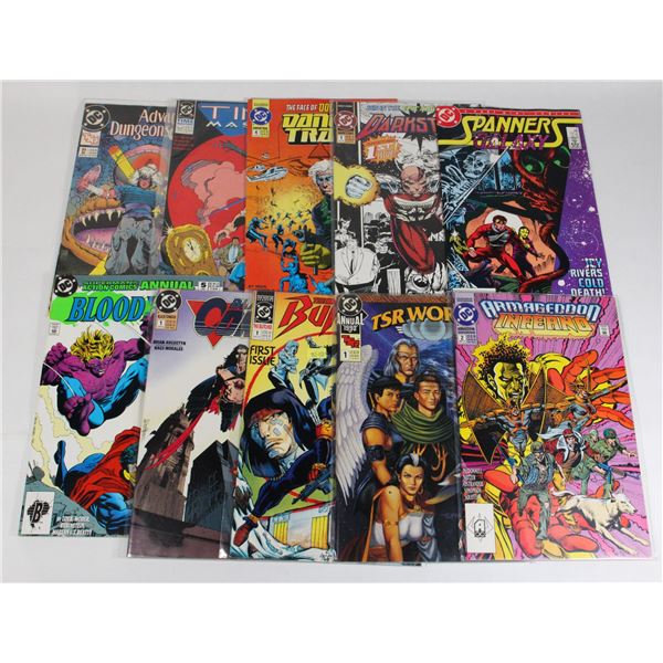 10 DC COMICS, SPINNER GALAXY