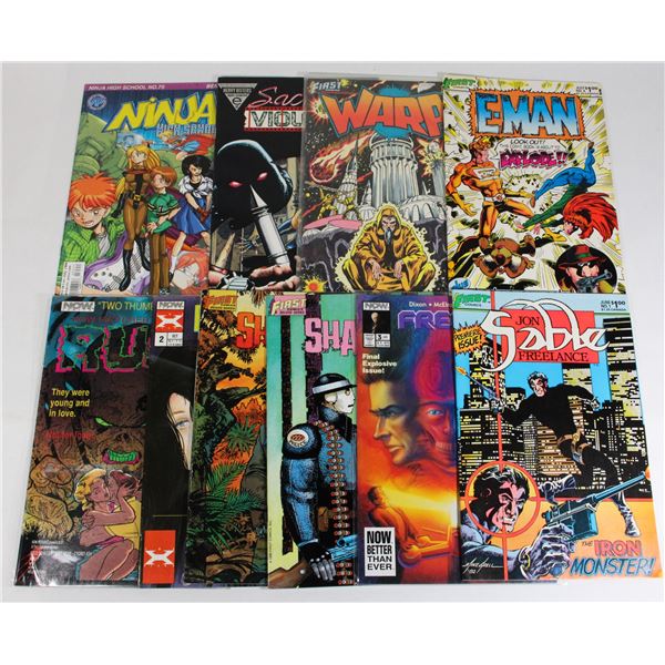 10 ASSORTED COMICS, WARP