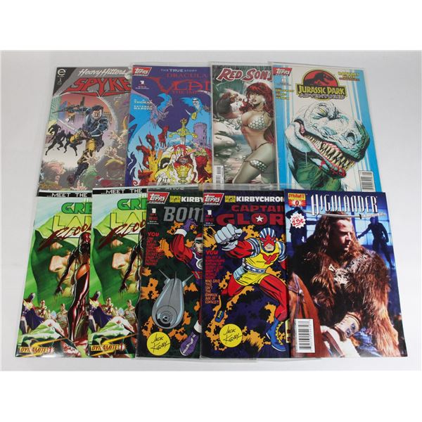 10 ASSORTED COMICS, SPYKE