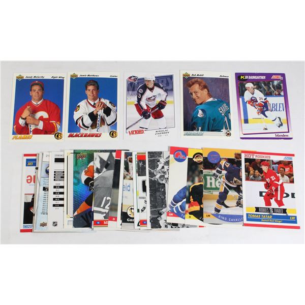 PACK OF 20+ ASSORTED HOCKEY CARDS