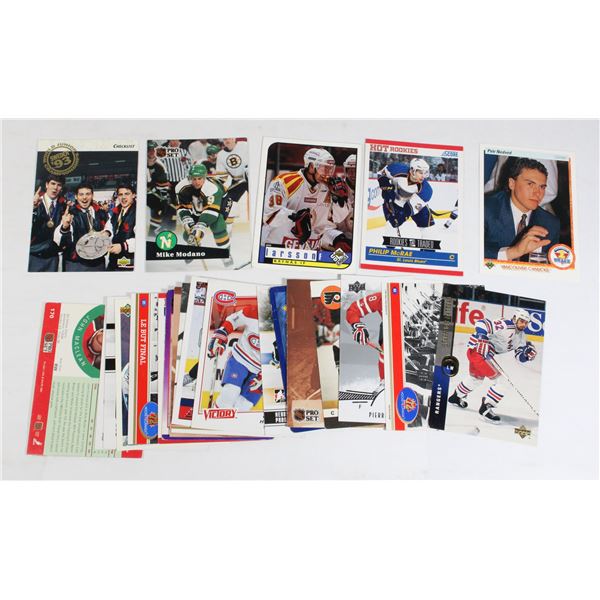 PACK OF 20+ ASSORTED HOCKEY CARDS