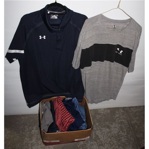 LOT OF MEN'S XL SHIRTS