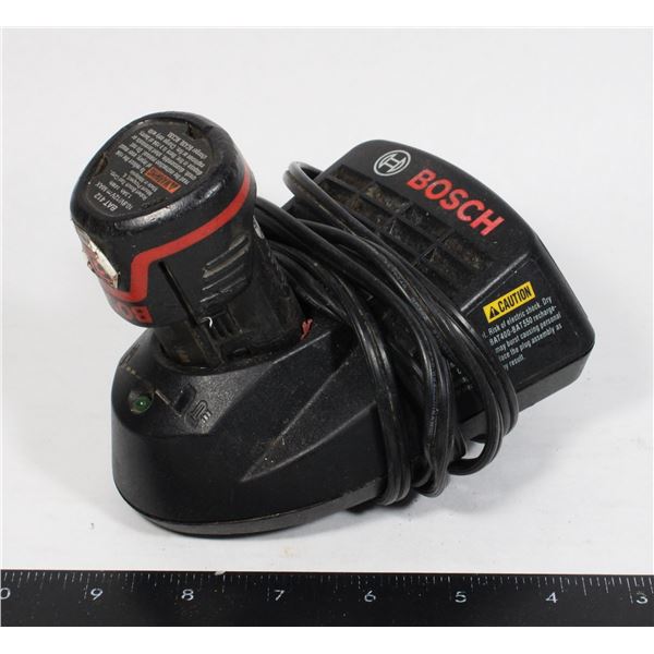 BOSCH BATTERY AND CHARGER