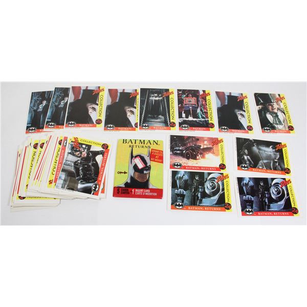 LOT OF VINTAGE BATMAN RETURNS CARDS FROM ZELLERS