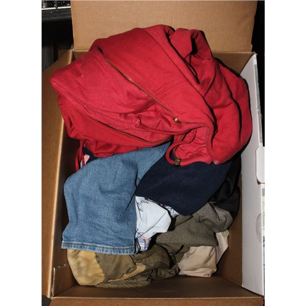 LOT OF MENS CLOTHING, SIZE M TO L