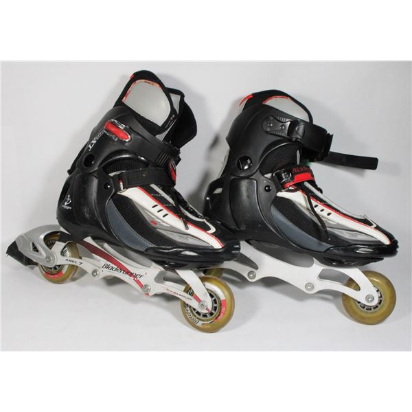 ROLLER BLADES (MISSING SOME WHEELS) MARKED SIZE