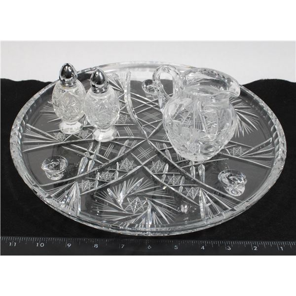 PINWHEEL CRYSTAL GLASSWARE