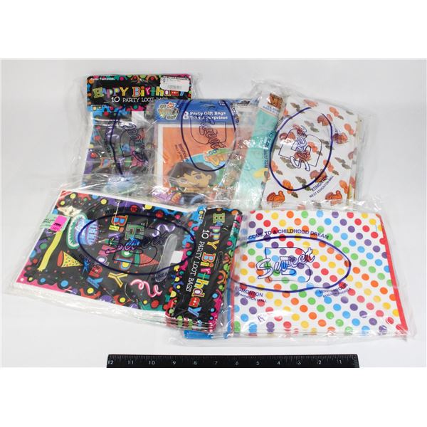 LOT OF MIXED GIFT BAGS - NEW