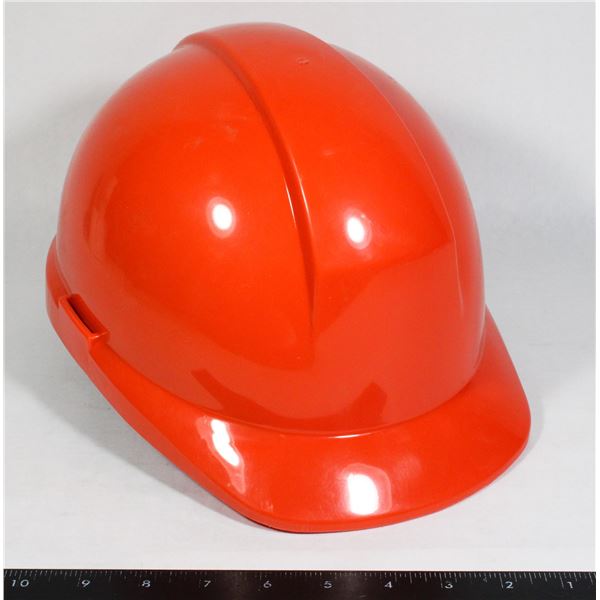 ORANGE HARD HAT WITH ADJUSTER