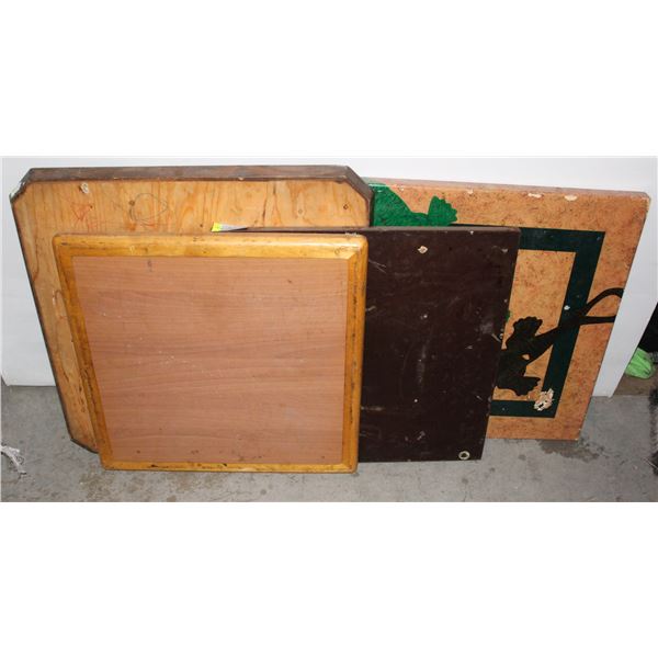 4 RESTAURANT TABLE TOPS