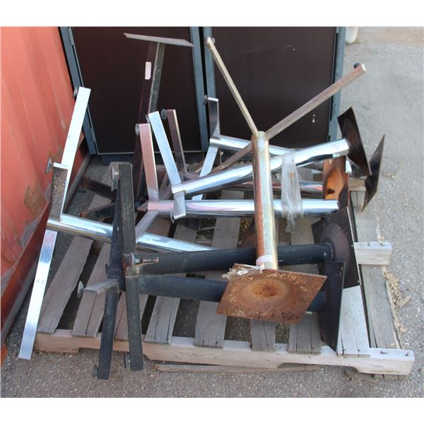PALLET OF RESTAURANT TABLE BASES, CONDITION VARIES