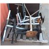 Image 1 : PALLET OF RESTAURANT TABLE BASES, CONDITION VARIES