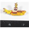 Image 1 : NEW BEETLES THEME YELLOW SUBMARINE BROOCH