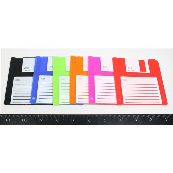 NEW FLOPPY DISC DESIGN COASTERS