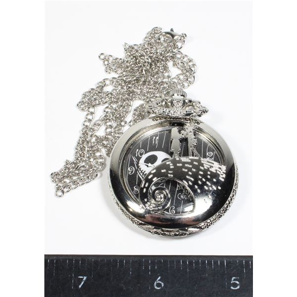 NEW SILVER TONE NIGHTMARE BEFORE CHRISTMAS