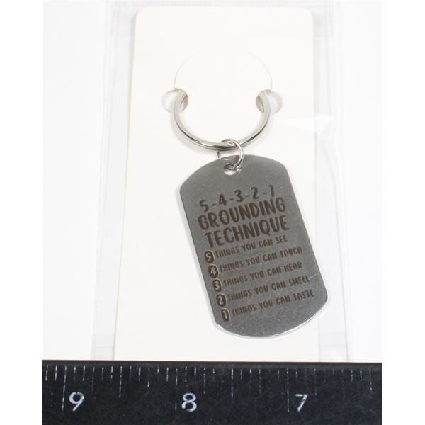 NEW CALMING REMINDER KEY CHAIN. THE 5 SENSES