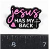 Image 1 : NEW JESUS HAS MY BACK LAPEL PIN