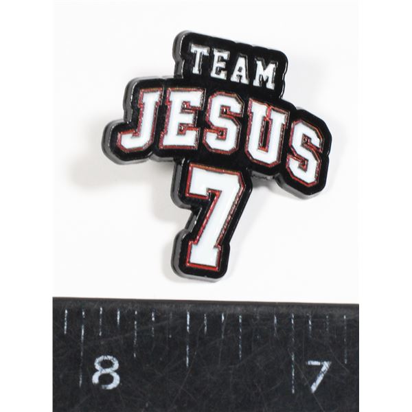 NEW TEAM JESUS 7 LAPEL PIN