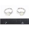 Image 1 : NEW SILVER TONE DAINTY RHINESTONE HOOP EARRINGS