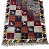 Image 4 : Lovely Wool Animal Themed Carpet with Fringe & Wool Bound Edge (28" X 69")
