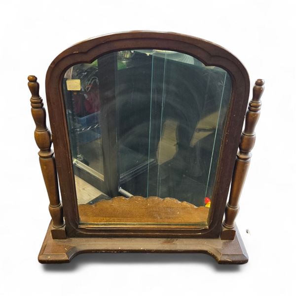 Victorian Tilting Vanity Mirror (21" Tall on a 7" X 21" Base)