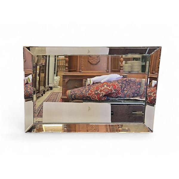 Wall Mirror with Beveled Edge Mirrored Frame (24" X 36")