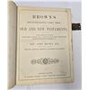 Image 4 : Large Leather Bound Antique Bible (Brown's Family Edition with Old and New Testament)
