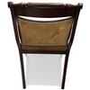 Image 3 : English Regency Scroll Arm Mahogany Carver Chair with Tapestry Upholstery