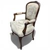 Image 3 : 20th Century Chateau d'Ax Louis XV Style Tapestry Armchair