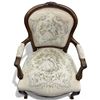Image 4 : 20th Century Chateau d'Ax Louis XV Style Tapestry Armchair