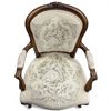 Image 3 : 20th Century Chateau d'Ax Louis XV Style Tapestry Armchair