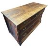 Image 4 : Antique Eastlake Oak Five-Drawer Dresser with Brass Pulls (22" x 48" x 30" tall) Companion piece to