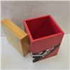 Image 3 : Clarence Wells West Coast Design Painted Keepsake Box (7" X 7" X 8" Tall)