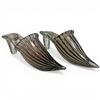 Image 1 : Pair of Art Glass Shoes (11" long x 4" x 5" tall)