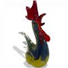 Image 3 : Art Glass Rooster, Star Paperweight, 3 Clear Paperweights and a Crystal Dog (Rooster is 7" tall x 7"