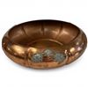 Image 2 : Copper Bowl, Silver Plated Butter Dish, and Japanese Bird Figurines