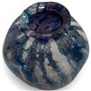 Image 2 : Drip Glazed Art Glass Vase * 8" tall x 9" diameter * Interior crack that does not affect the outside
