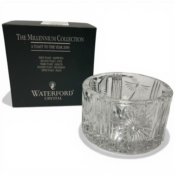 Waterford Crystal Millenium Collection Crystal Champagne Bottle Holder with Original Box