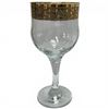Image 4 : Set of 12 Gold Rimmed Crystal Wine Glasses & Flutes, Believed to Be Pasabahce, Turkey (Includes a Pa