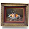 Image 1 : Still Life on Board of Peaches and Plums * Signed J.F.J. Nagtegaal" 1920 - 2000 (Framed dimensions: