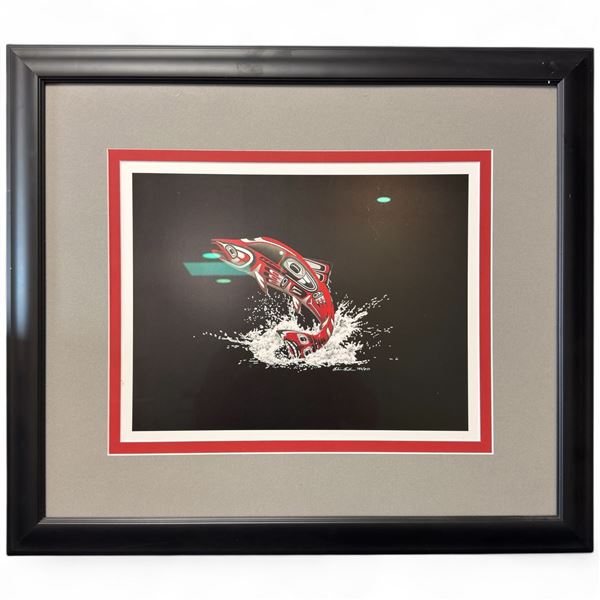Blaine Billman Ltd. Edition Print "Spirit of the Sockeye" #786/850 with Signed COA (Double Matted in