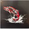 Image 3 : Blaine Billman Ltd. Edition Print "Spirit of the Sockeye" #786/850 with Signed COA (Double Matted in