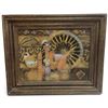 Image 1 : 1990s Persian Engraved Metal Painting by Saam Ziaii (Frame Dimensions: 16" X 20")