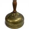 Image 3 : 1920s Coleman Brass Gas Lamp with Turned Wood Center (19" Tall)