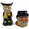 Image 2 : 6 Vintage Ceramic Figurines & Toby Style Mini Jugs
