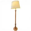 Image 1 : Lovely Wood Floor Lamp with Shade