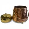 Image 2 : Brass & Copper Coal Bucket
