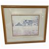 Image 1 : W. S. Dougherty Framed Print in Wood Frame (Double Matted in a 22" X 20" Frame)