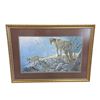 Image 1 : Robert Bateman "Excursion Cougar and Kits" (Double Matted in a 23" X 30" Frame)