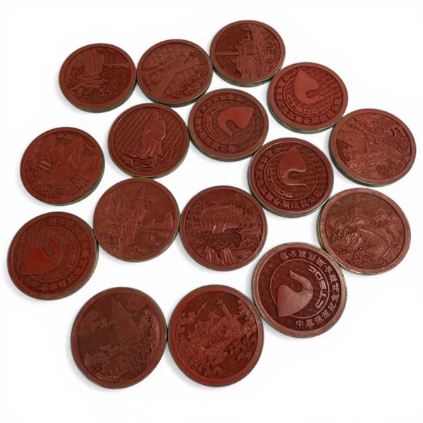 15 Cinnabar Collectables Tokens with Dove and CTSDC on Reverse * 2.5" Diameter Tokens